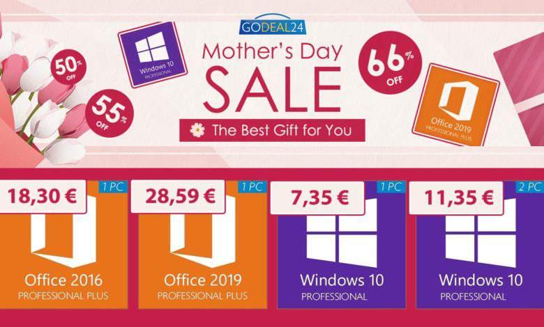 Vente de la Fêtes des mères de Godeal24 : Windows 10 Pro pour 7.35€ et bien d’autres promotions ! 