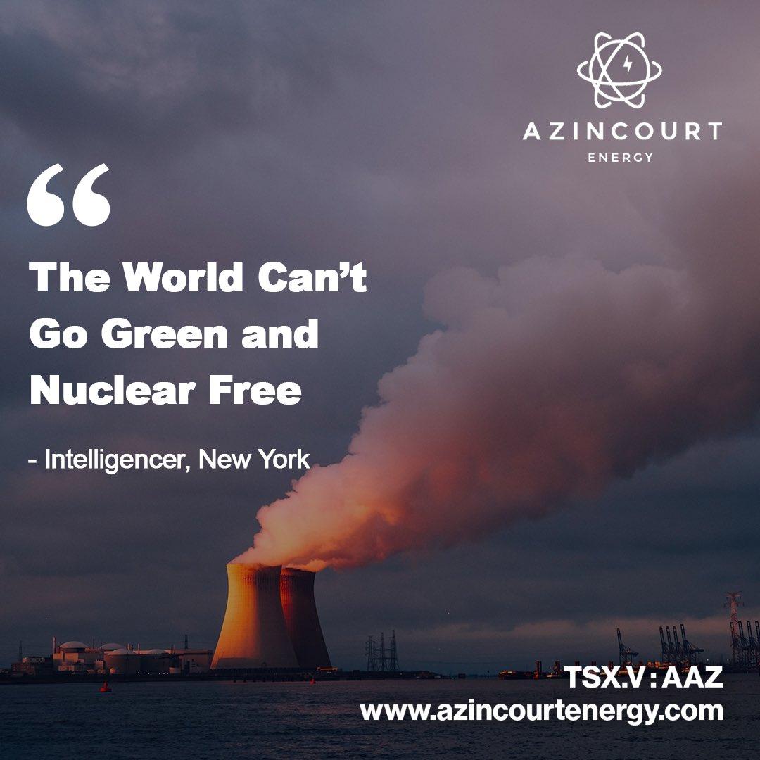 The World Can’t Go Green and Nuclear Free  