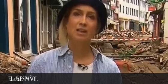 Suspendida una periodista por echarse barro encima para informar in situ sobre las inundaciones en Alemania