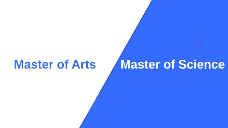 Master of Arts VS.Maestro de la ciencia: What's the Difference? 