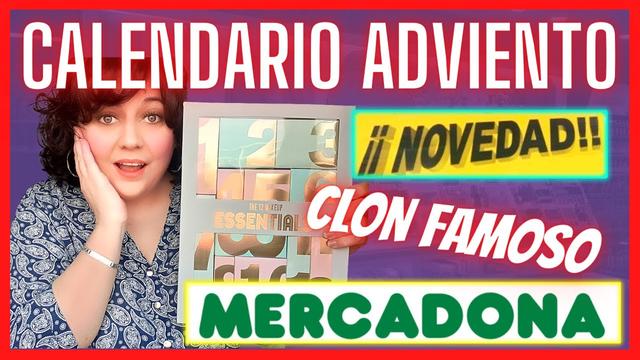The expected Mercadona makeup advent calendar and everything it offers for only 10 euros