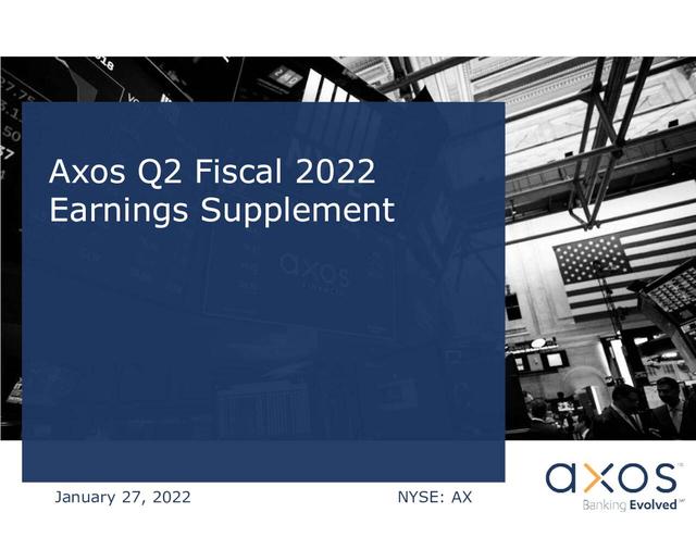 Axos Financial, Inc. (AX) Přepis výdělků za 2. čtvrtletí 2022