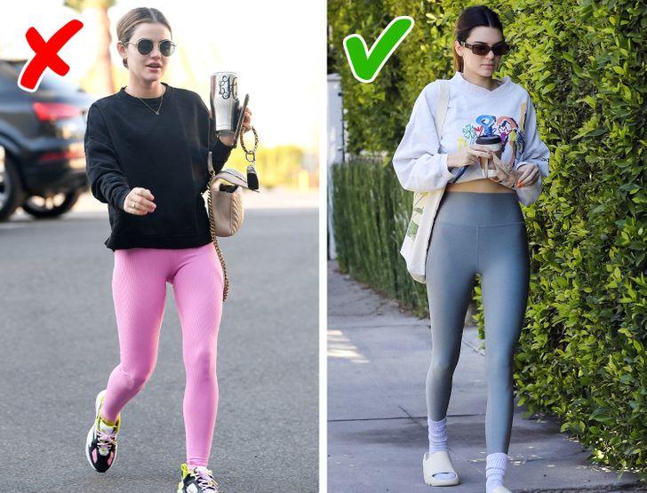 6 errores comunes que las mujeres cometen al usar leggins