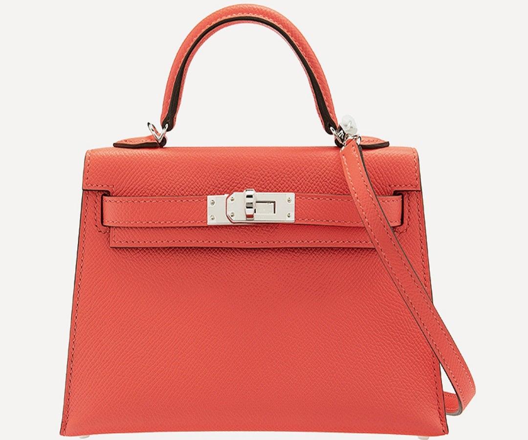 Bags and briefcases, pieces that hadn't been in the fashion industry for up to 13 months