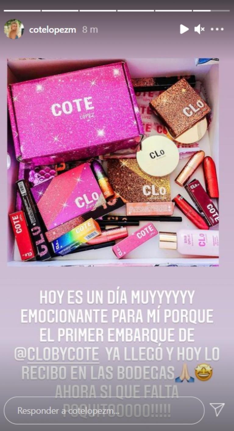 "Clo": The new makeup line with which it surprises Coté López