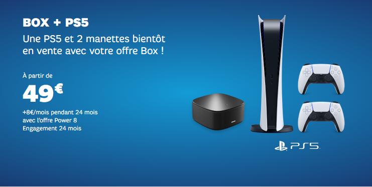 SFR est enfin de retour avec son offre box Internet Fibre + PlayStation 5 