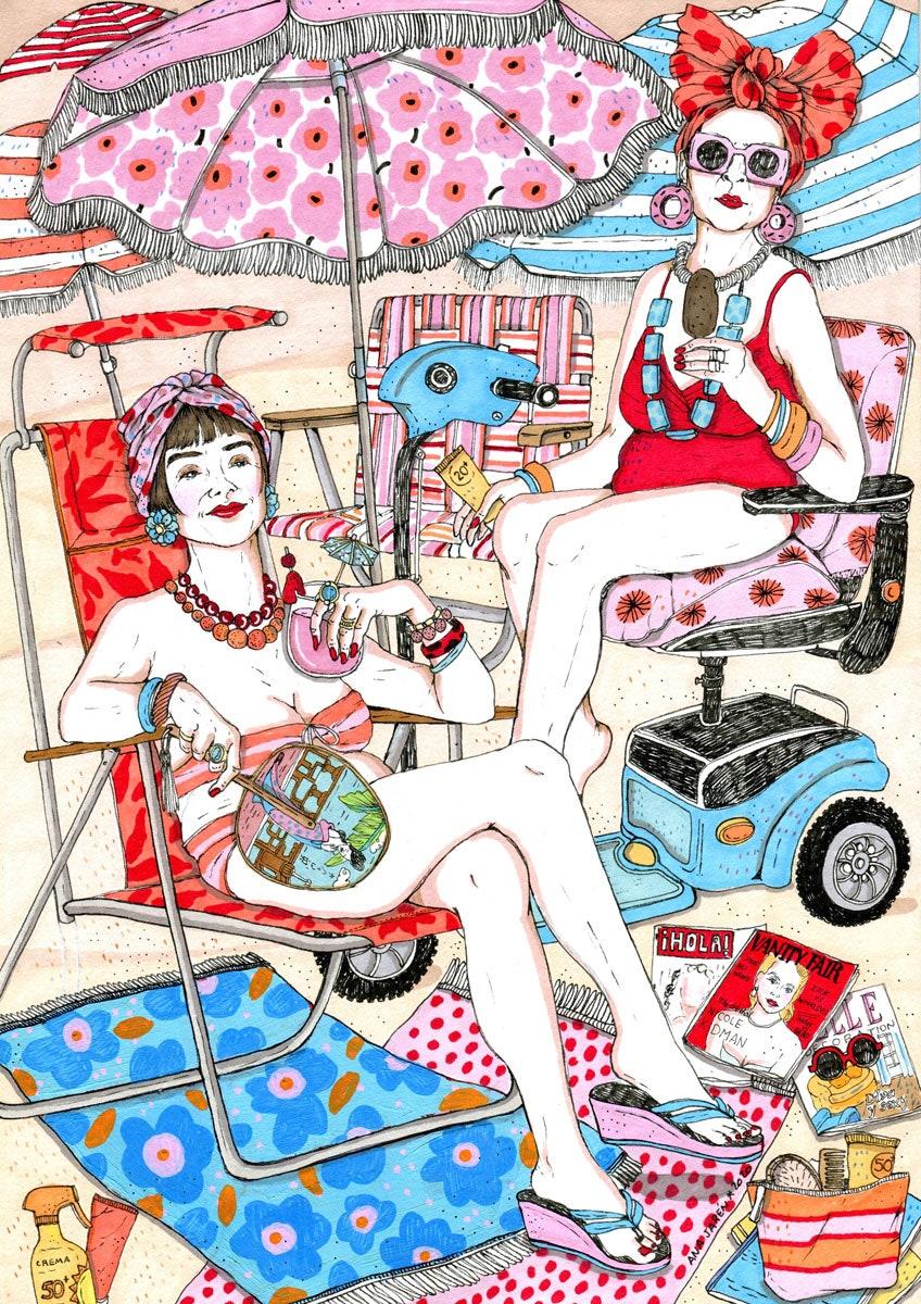 La ilustradora Ana Jarén recomienda sus planes favoritos para recargar los sentidos este verano