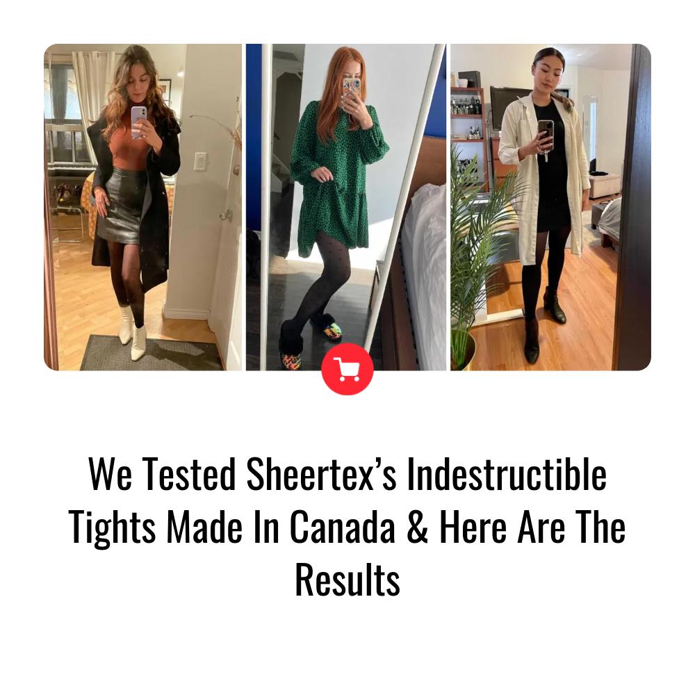 We Tested Sheertex’s 'Nearly Indestructible' Tights Made In Canada & Here Are The Results 