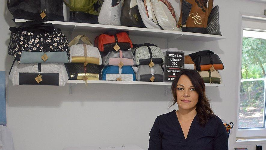With her brand Kyara S, Élodie creates "unique" bags made in Gard