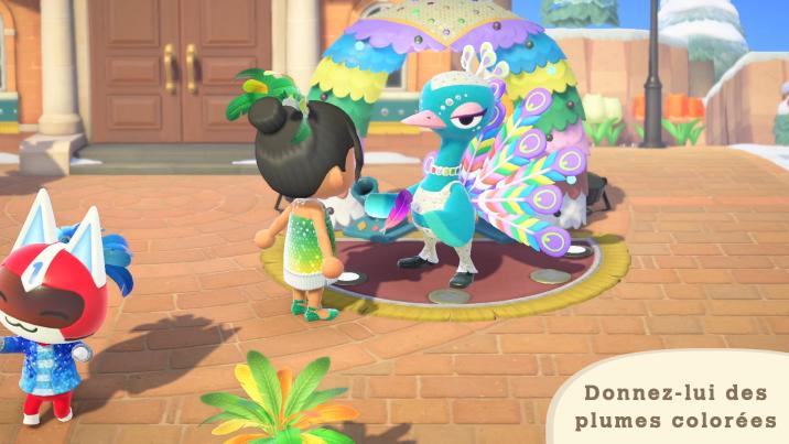 Animal Crossing fête le carnaval: toutes les informations sur les plumes, le pavo et les récompenses