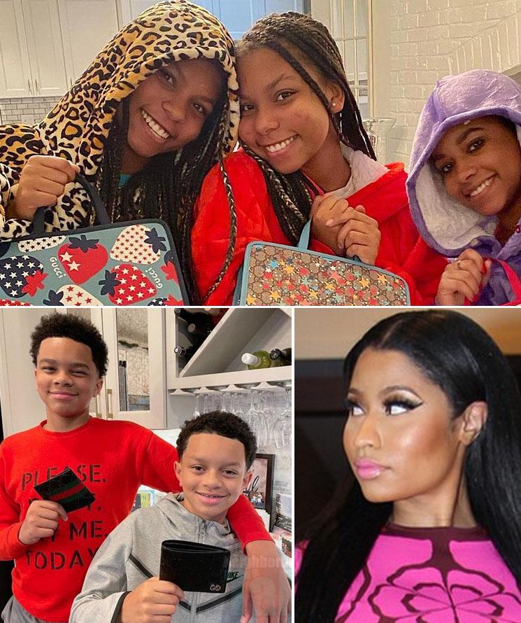 Crumpe Nicki Minaj offre les sacs Gucci des 3 filles de Gizelle Bryant : photo 