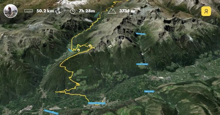 Показване на обиколки с велосипед с Relive: Гениален GPS приложението създава кинематографични 3D проследяващи снимки 