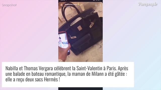 Nabilla : Nouveau sac Hermès très rare et hors de prix, Thomas Vergara l'a gâtée !