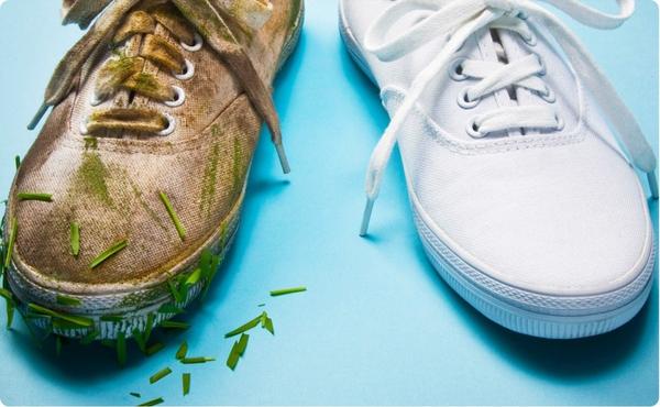 Fast and cheap homemade tricks to clean the white shoes and leave them as new