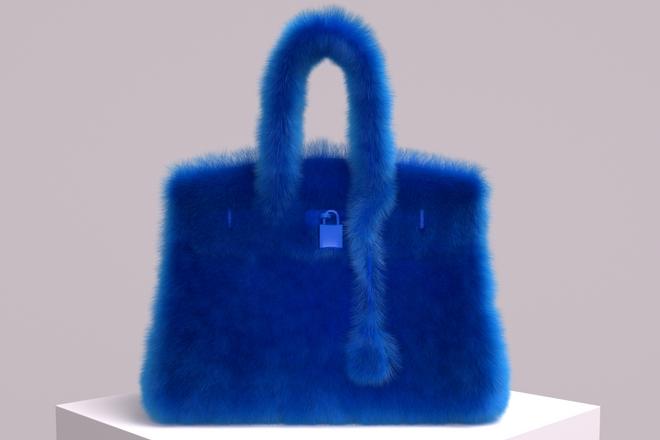 Luxury: Hermes overflowed by the digital copy of his Birkin bag