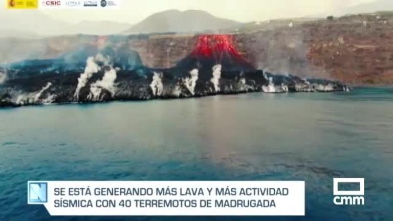 CMM NEWS Seismicity increases on La Palma : the eruption of the volcano, minute by minute 