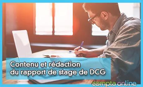 DCG UE13 internship report: how to write it?