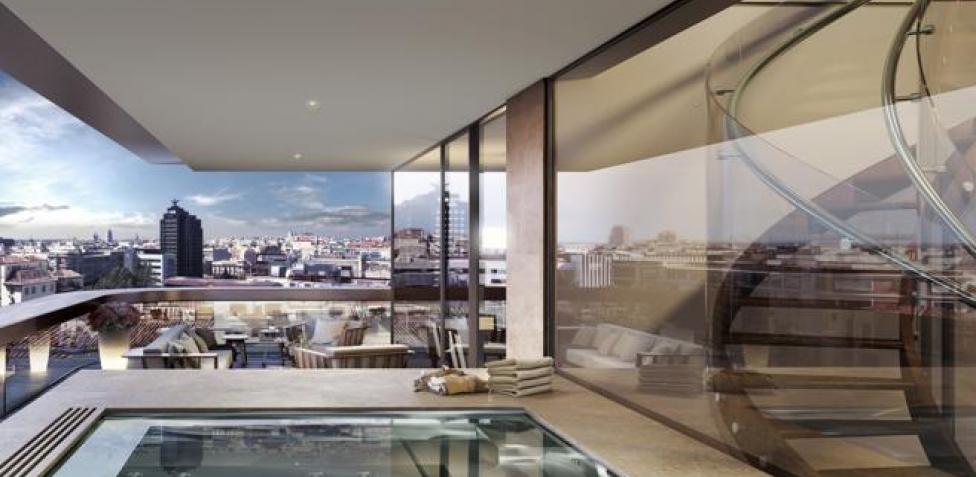 Un piso de lujo sereno y elegante en uno de los mejores edificios de Madrid 