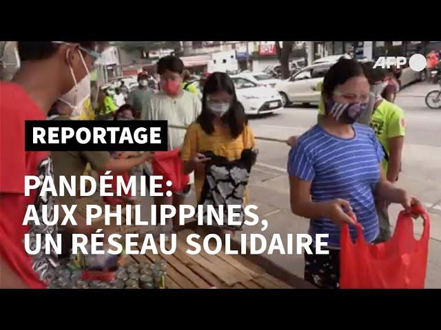 Aux Philippines, la solidarité s'organise face à la précarité liée au Covid 
