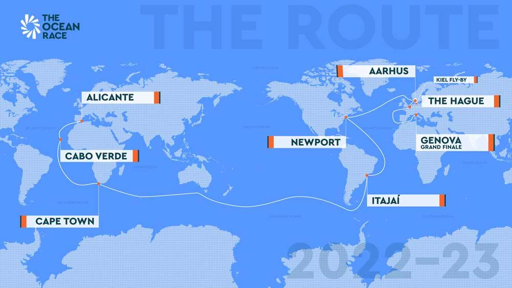 Les dates des escales de The Ocean Race 2022-23 annoncées 