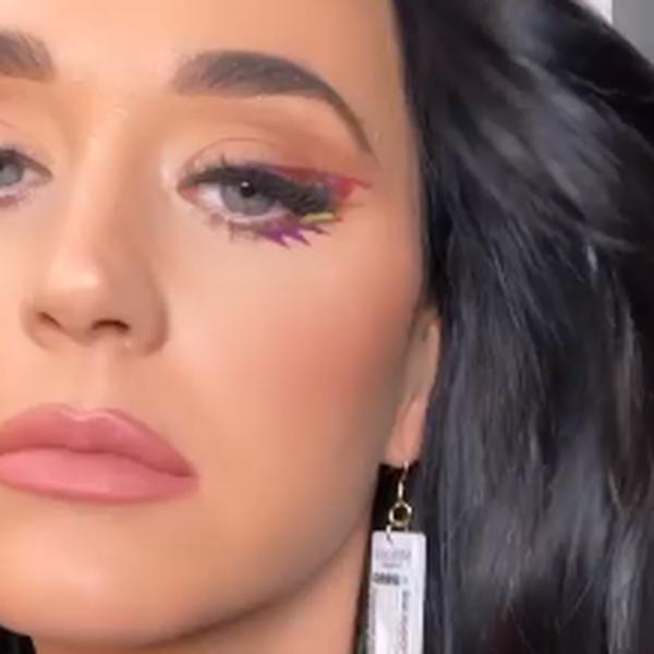 Katy Perry transforms her PCR tests into earrings set with gold and diamonds