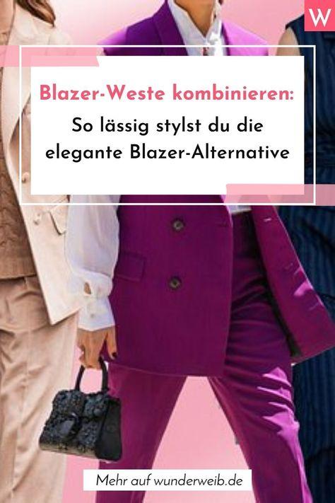 Blazer-Weste kombinieren: So lässig stylst du die elegante Blazer-Alternative