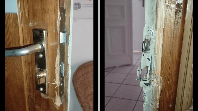  Wrocław: Someone broke into the residents support center.  See what he broke and stole
