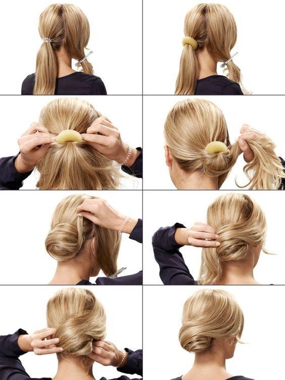 Frisur Chignon: einfache Anleitung für den eleganten Haarknoten