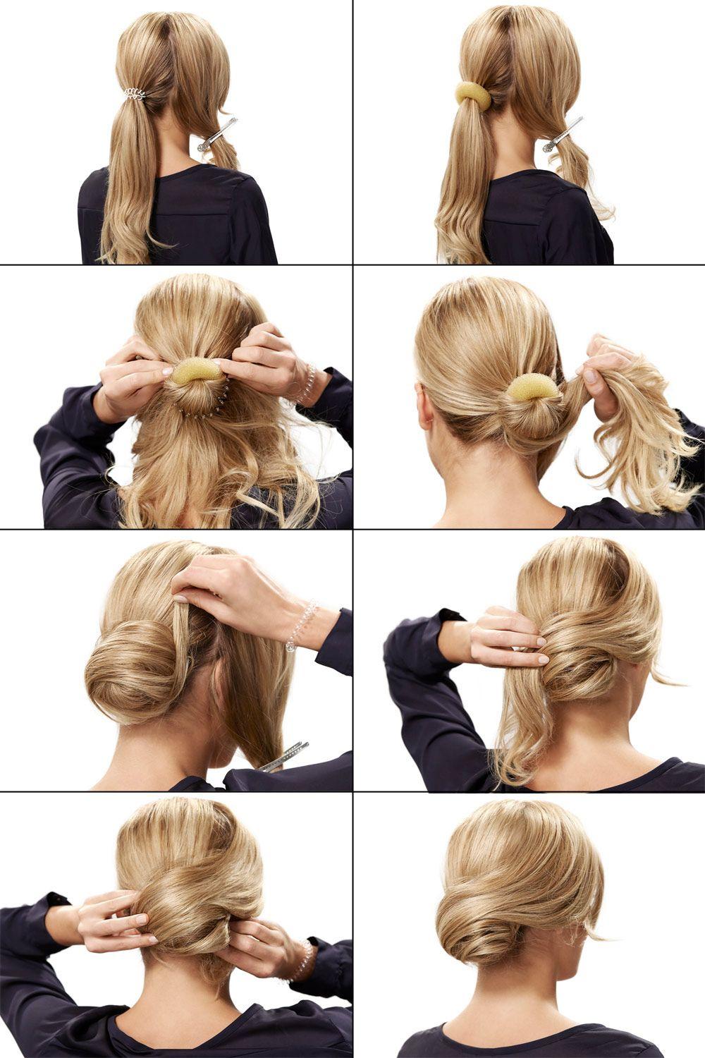 Frisur Chignon: einfache Anleitung für den eleganten Haarknoten 