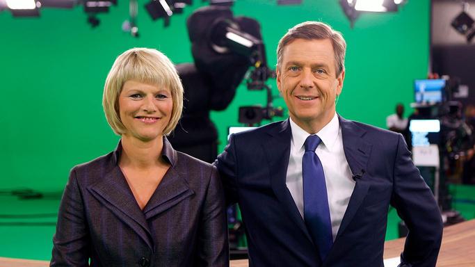 ZDF-„heute journal“: Claus Kleber und Gundula Gause stimmten ihre Outfits farblich ab