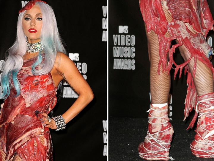 20 Kilo rohes Rindfleisch, bitte: Wie Lady Gaga für Entsetzen sorgte