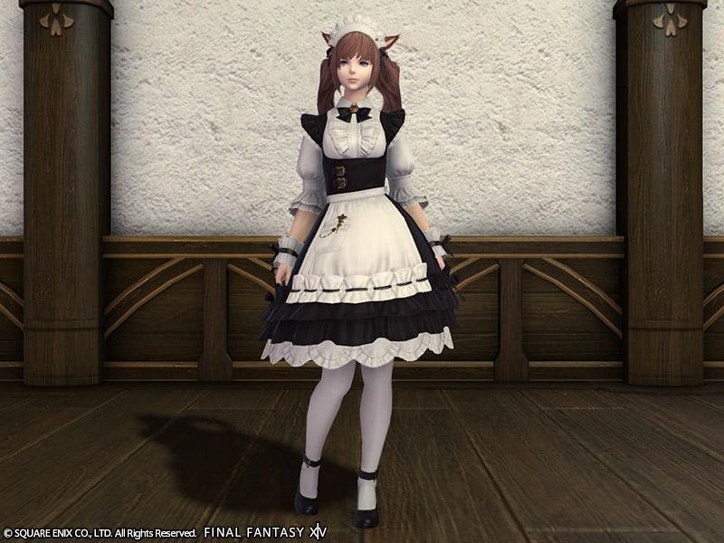In Final Fantasy XIV: Endwalker werden sich auch harte Männer als zarte Maids verkleiden können