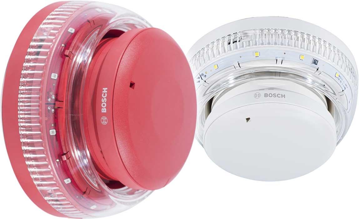 Neue Signalgeber von Bosch: Optische und akustische Alarmierung bei reduziertem Stromverbrauch