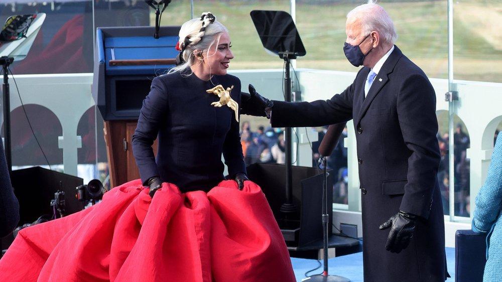 Lady Gaga verrät unbekanntes Detail zu Kleid von Joe Bidens Vereidigung