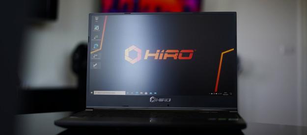The HIRO 580 laptop is a solid aluminum-magnesium housing and a large reserve of power