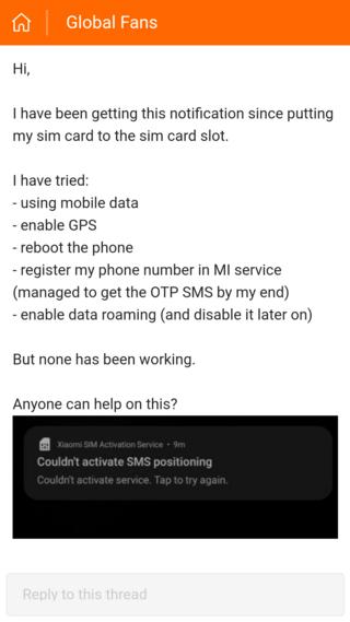 Xiaomi users report persistent SIM activation & Find Device notification issue on MIUI 12, but there are workarounds