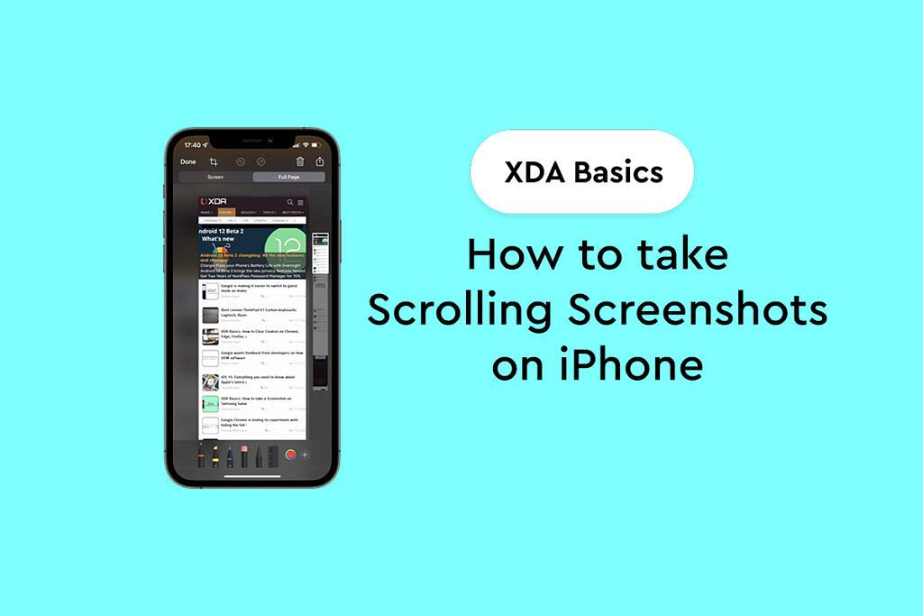 XDA Basics: How to take Scrolling Screenshots on an iPhone