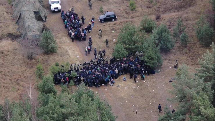  Report from the Belarusian border.  The policemen were attacked.  Attempted illegal passage