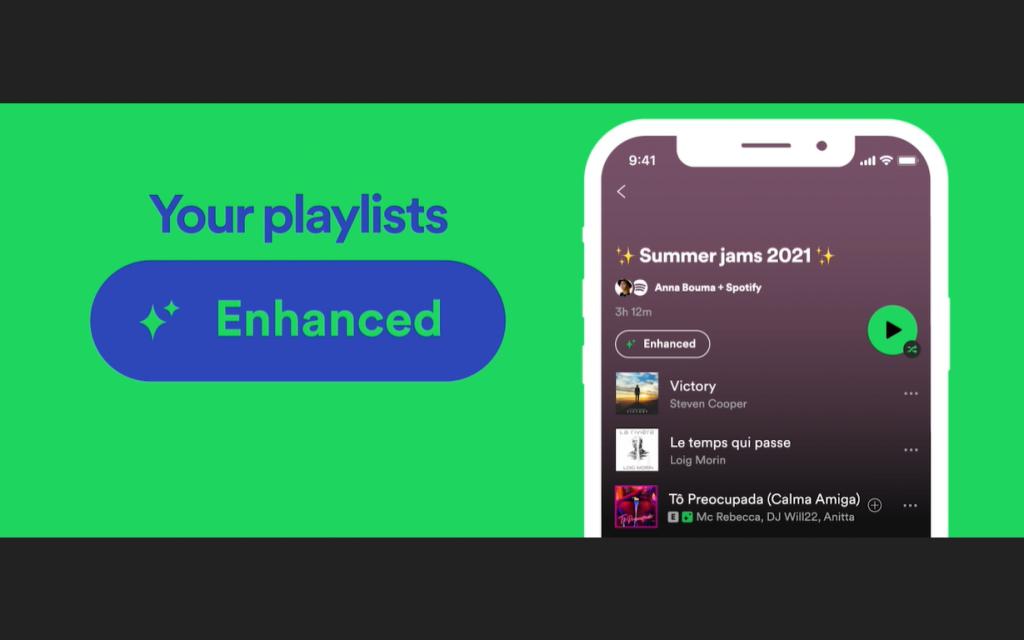 Spotify’s new ‘Enhance’ feature will spruce up your playlists with recommended songs