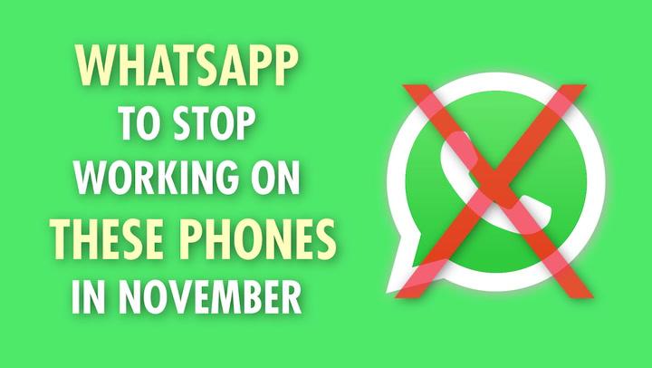 WhatsApp will stop working on older mobile phones in less than two months - full list