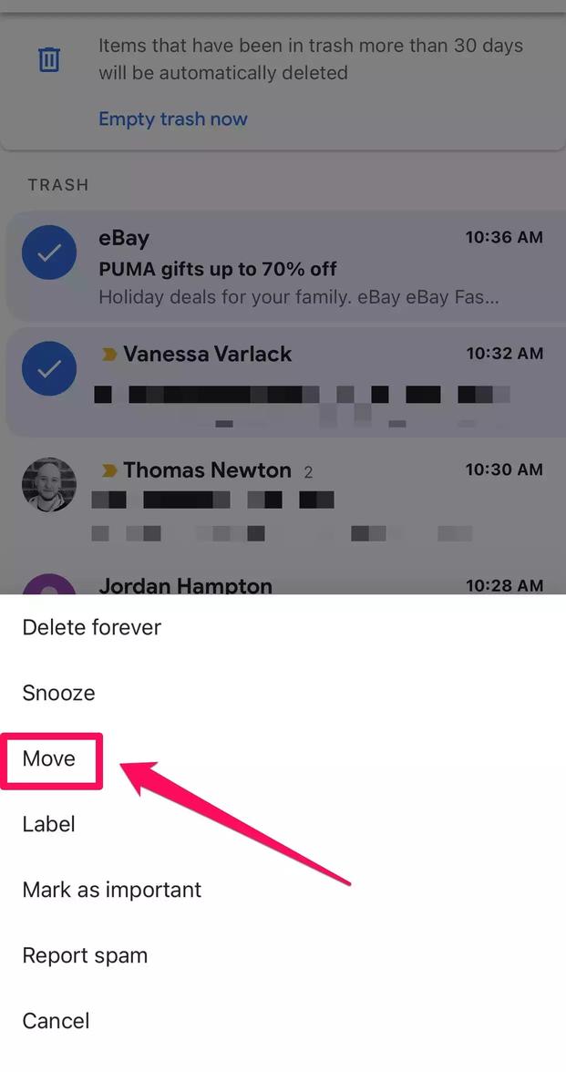 How to recover deleted emails in Gmail on a computer or mobile device