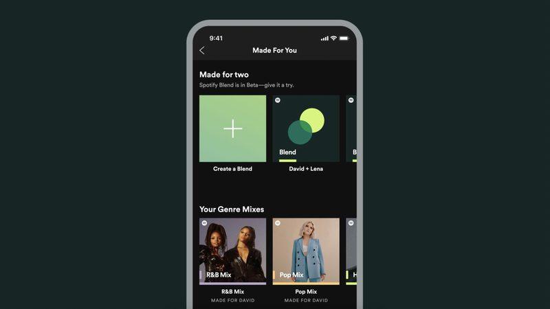 Spotify officially launches Blend, allowing friends to match their musical tastes and make playlists together 