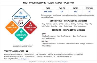  Global Multi-Core Processors Market to Reach $76.5 Billion by 2026