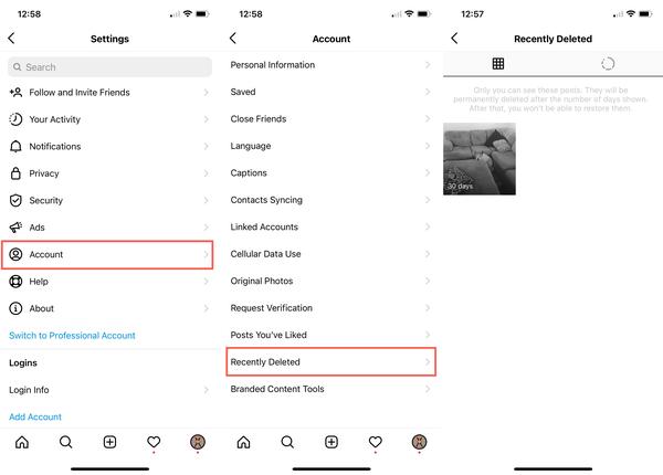 Here is how to restore Instagram deleted posts, stories, photos via Recently Deleted feature