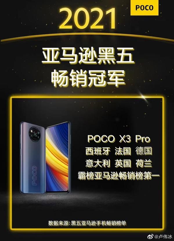 POCO X3 Pro was the best-selling phone in Europe on Amazon this Black Friday 