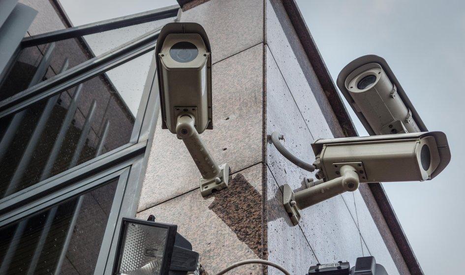 Monitoring cameras in Warsaw.The least in Wesoła, the most in Śródmieście