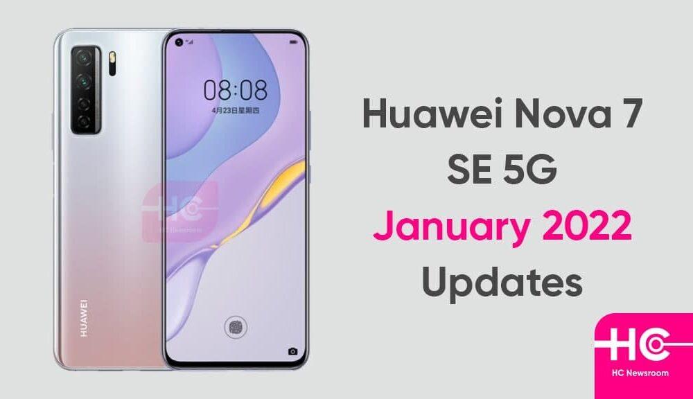 Huawei Nova 7 SE 5G grabbing January 2022 HarmonyOS security update - Huawei Central