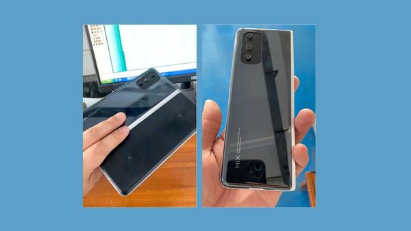 Xiaomi Mi MIX foldable phone prototype spotted again, this time flaunting the rear design