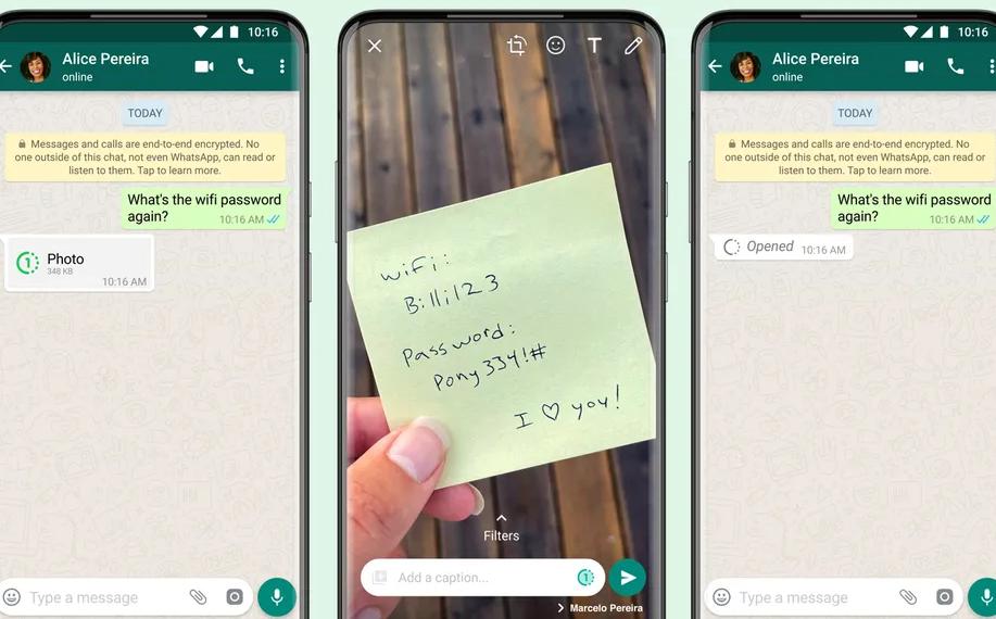 How to send 'View Once' disappearing photos and videos in WhatsApp