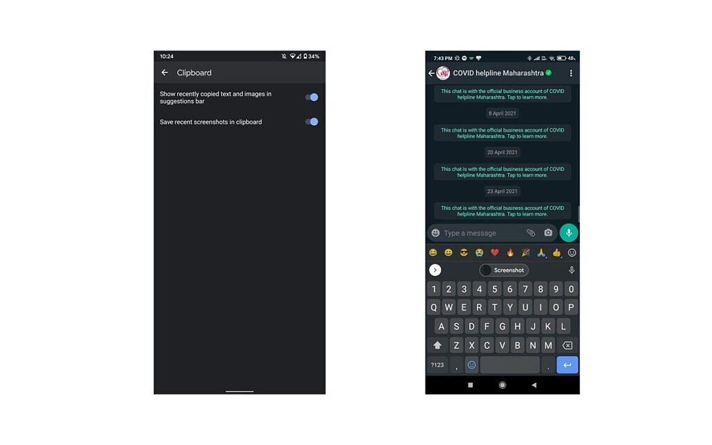Gboard’s clipboard will make it really easy to share screenshots